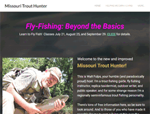 Tablet Screenshot of missouritrouthunter.com